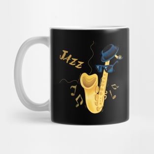 Jazz and Saxophone Mug